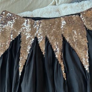 Cynthia Rowley - black skirt with sequin details